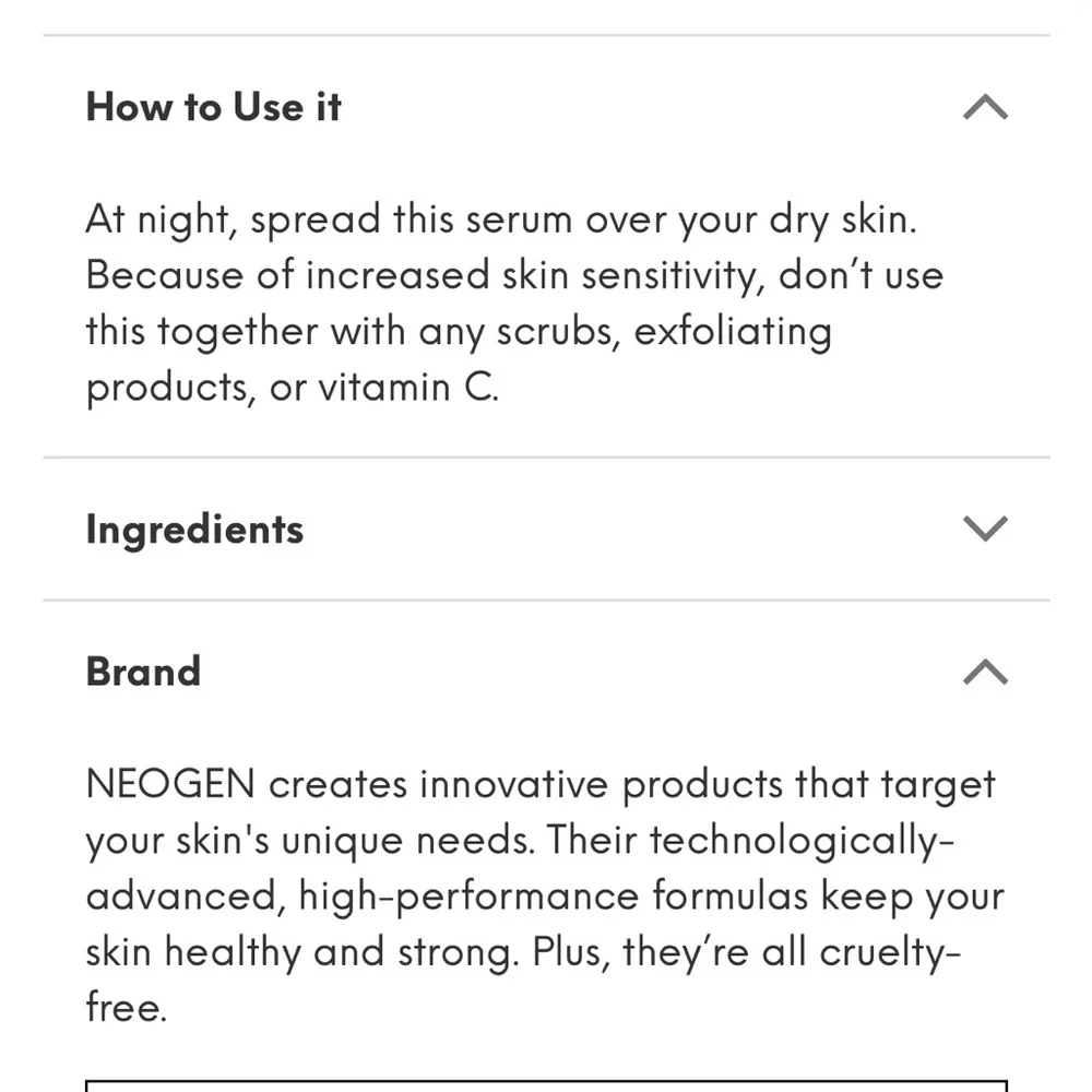 New Neogen Dermatology Real‎ Retinol Anti Aging Serum 30ml